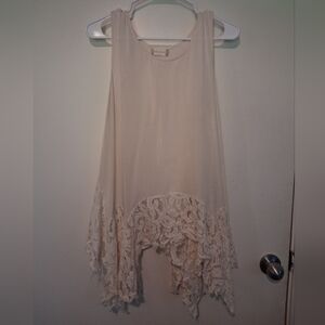 Altar'd State Cream Tunic Top